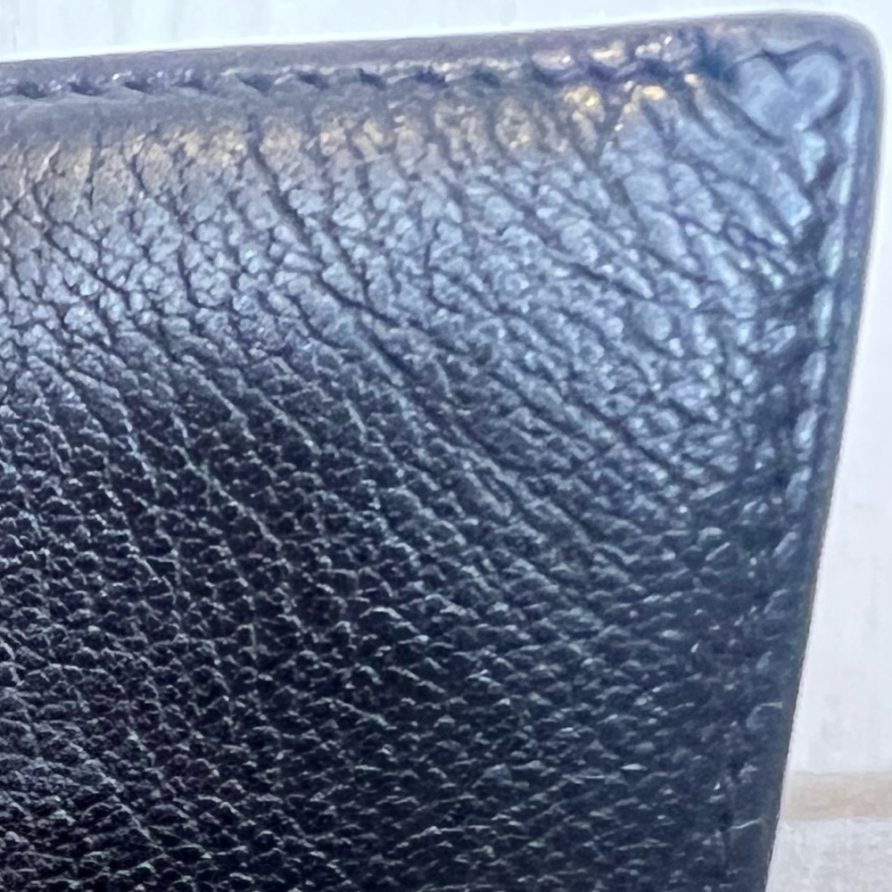 HERMES BEARN VEAU SWIFT LEATHER LONG BIFOLD WALLET IN BLACK - Picture 13 of 16